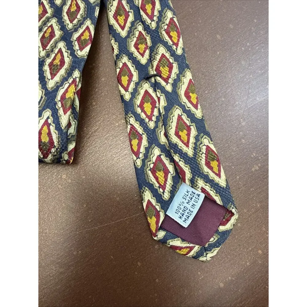 Vintage 80’s 90’s Abercrombie & Fitch Gentlemen's Clothiers Silk Tie Preppy